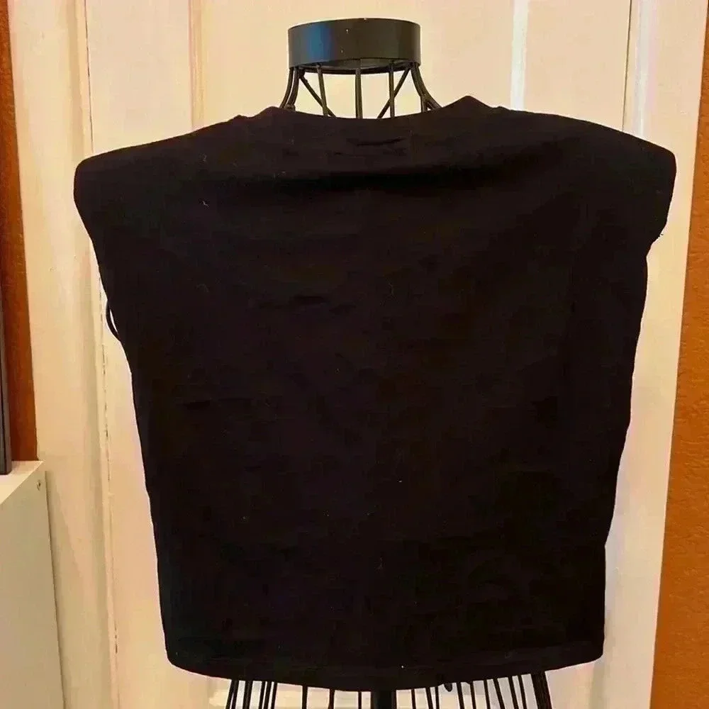 Aritzia Babaton Shoulder Pad Tank-Sz XS